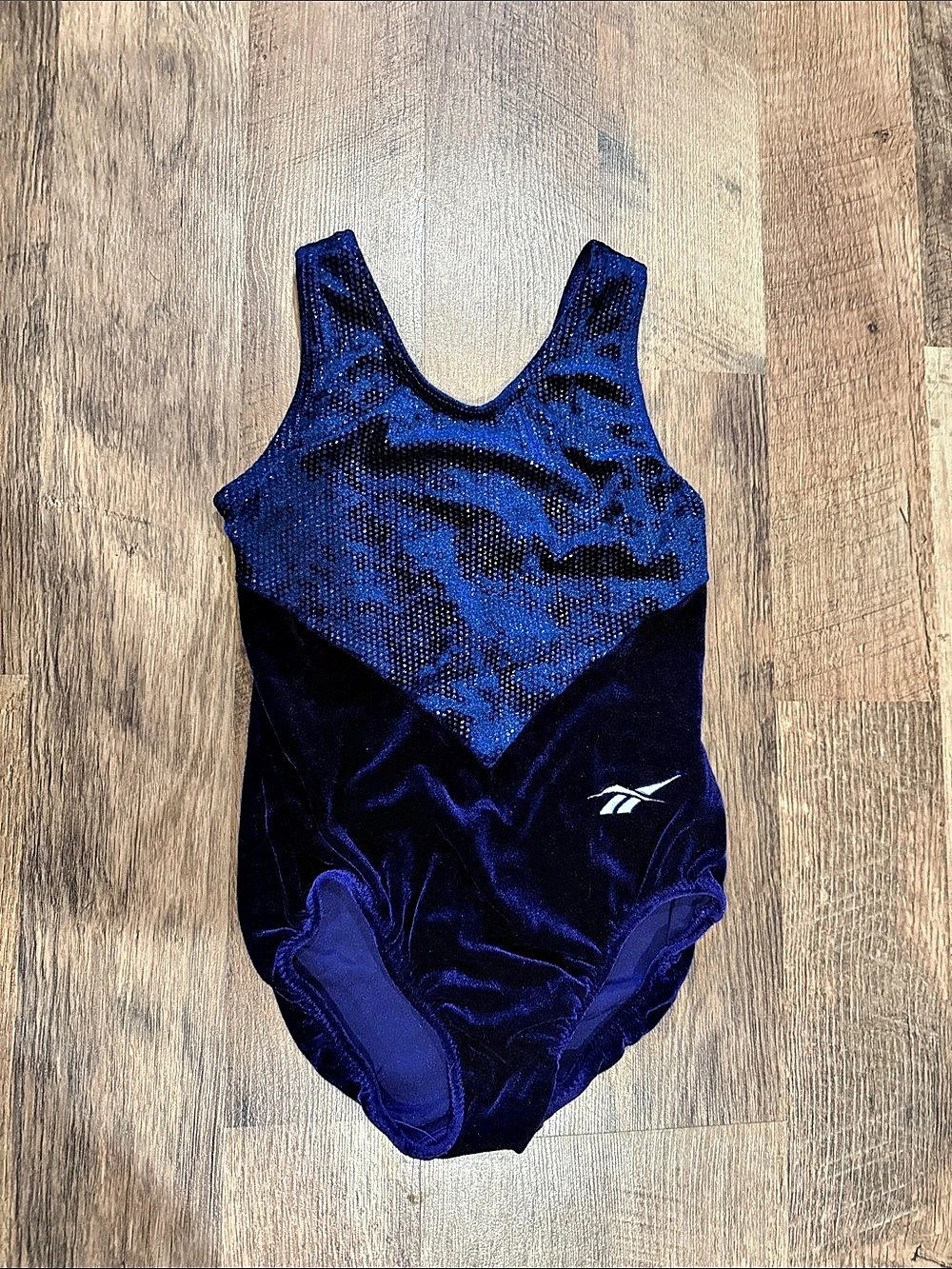 Motionwear Style Purple Velvet Dance/Gymnastics Leotard - Size CM